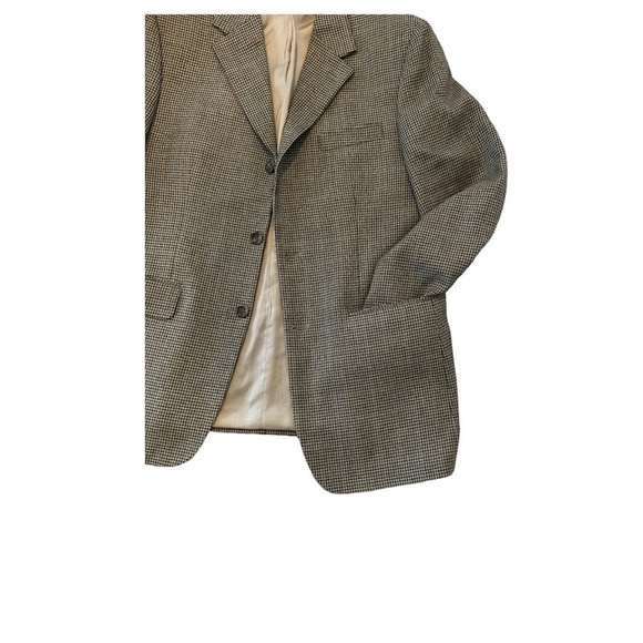 Vintage Wool Touch Men’s Wool Blend Houndstooth Blazer, Size 40R - Picture 7 of 11